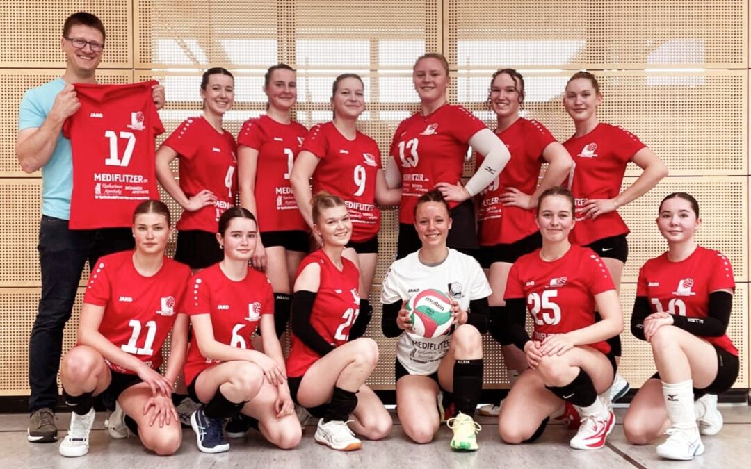 Pünktlich zum Saisonhöhepunkt bekommt die U20 weibl. Ihre neuen Trikots — Jugend 2023/2024
